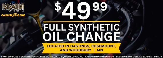 Full Synthetic Oil Change